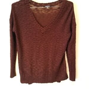 Charlotte Russe Womens Pullover Sweater Long Sleeve V Neck Lightweigh Women Sz M